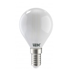 Матова LED лампа IEK LLF-G45-7-230-40-E14-FR G45 (куля) 7Вт 230В 4000К E14 серія 360°