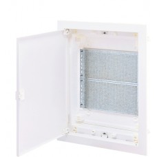Мультимедійний щиток ETI 001101190 ECG28 MEDIA-PO (перфорована панель та пластикові білі двері)