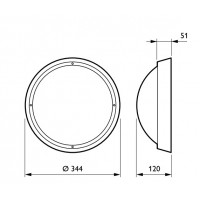 Настінний світильник Philips 910500454803 WL120V LED12S/840 PSR MDU GR