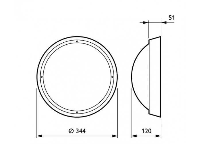 Настінний світильник Philips 910500454803 WL120V LED12S/840 PSR MDU GR