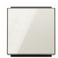 Одинарна клавіша вимикача ABB Sky 2CLA850100A2101 8501 CB (біле скло)