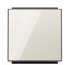 Одинарна клавіша вимикача ABB Sky 2CLA850100A2101 8501 CB (біле скло)