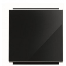 Одинарна клавіша вимикача ABB Sky 2CLA850100A2501 8501 CN (чорне скло)