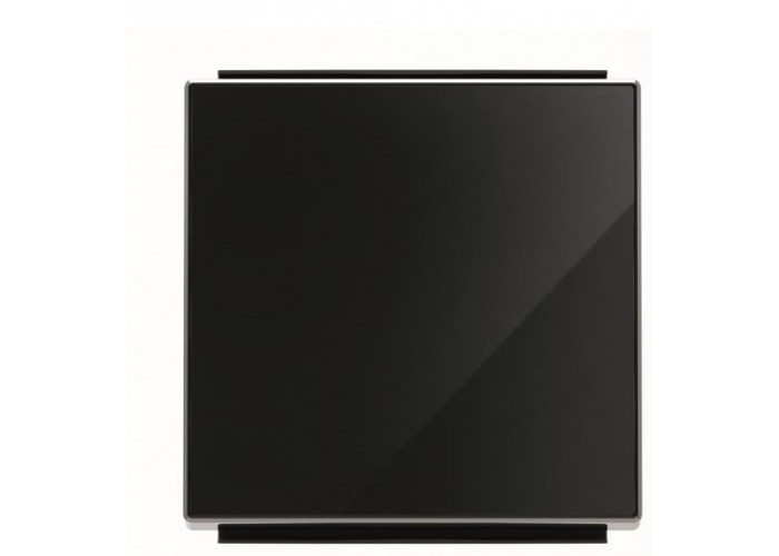 Одинарна клавіша вимикача ABB Sky 2CLA850100A2501 8501 CN (чорне скло)