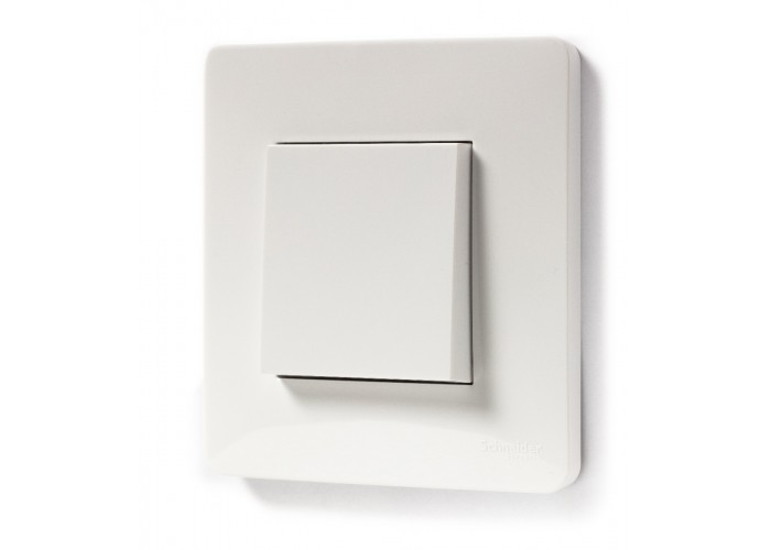 Одноклавишный переключатель Schneider Electric NU320318 (схема 6) 10А 2М (белый)