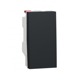 Одноклавішний вимикач Schneider Electric NU310154 (схема 1) 10А 1М (антрацит)