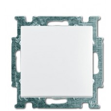 Однокнопковий вимикач ABB Basic 55 2CKA001012A2184 2006/1 UC-96-507 (білий шале)
