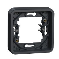 Одномісна рамка Schneider Electric MUR34108 із затискачами IP55 (антрацит)