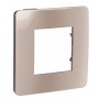 Однопостовая рамка Schneider Electric NU280258 (медь/антрацит)