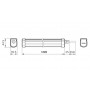 Влагопылезащищенный светильник Philips 911401735832 Signify 36Вт WT035C 1500мм 230В 4000К