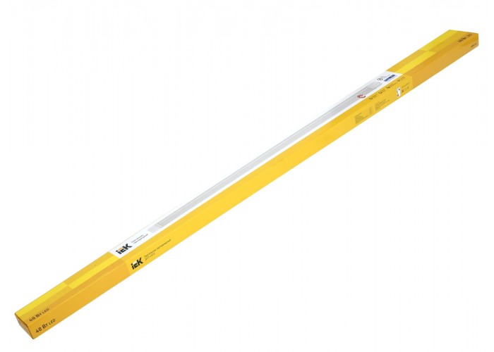 Пластиковий білий LED світильник IEK LDSP0-1313-48-6500-K01 ДСП 1313 48Вт 6500К IP65 1500мм