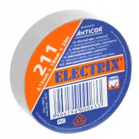 ПВХ ізолента Anticor ANR 19/20 біла 20м