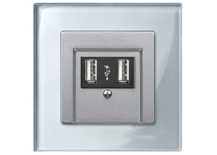 Рамка одинарная M-ELEGANCE glass Алмаз Merten, MTN4010-3260