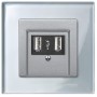 Рамка одинарная M-ELEGANCE glass Алмаз Merten, MTN4010-3260