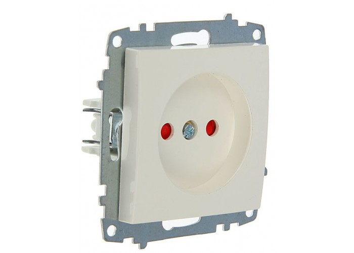 Розетка ABB Cosmo 619-010200-286 із шторками (біла)