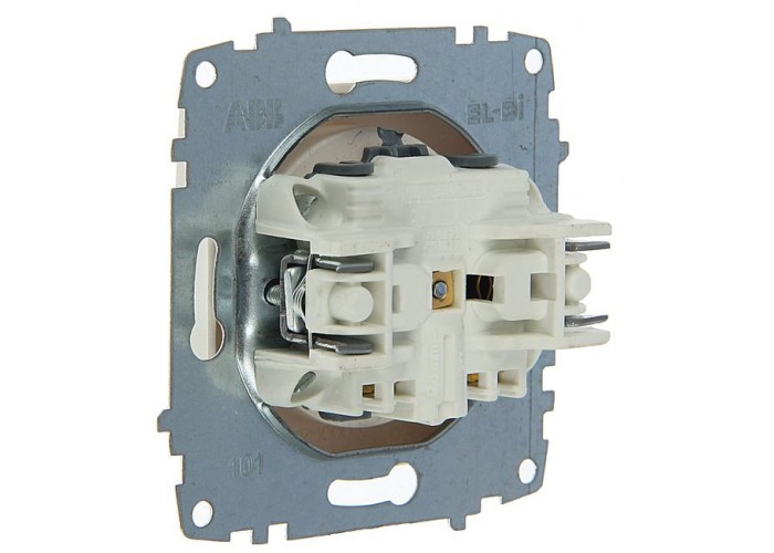 Розетка ABB Cosmo 619-010200-286 із шторками (біла)