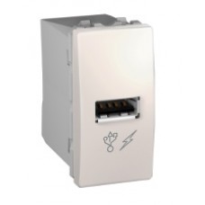 Розетка USB, Unica Basic, слонова кістка Schneider Electric