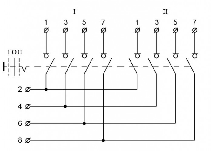 Разъединитель 1-0-2 на 100А (qs5-100P/4) Аско [a0100010012]