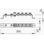 Шина уравнивания потенциалов OBO Bettermann (5015014) 1808