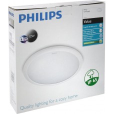 Стельовий пиловологозахищений світильник Philips 915004489401 31817 LED 12Вт 6500K IP65 White