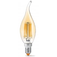 Світлодіодна філаментна лампа Videx Filament C37FtA E14 6Вт 2200K (VL-C37FtA-06142) бронза