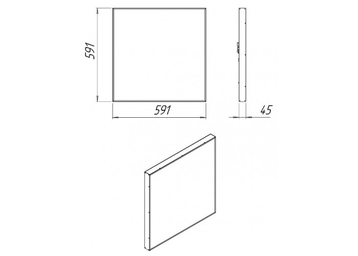 Світильник LED даунлайт Violux LOTOS  6W 5000K круг IP20 ( 110001 )