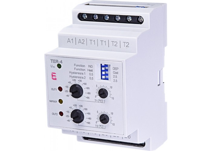 Термореле ETI 002471814 TER-4 230V (2x16A AC1)
