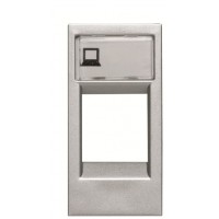 Центральна плата комунікаційної розетки ABB Zenit 2CLA211810N1301 N2118.1 PL 1М (срібло)