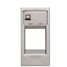 Центральна плата комунікаційної розетки ABB Zenit 2CLA211810N1301 N2118.1 PL 1М (срібло)