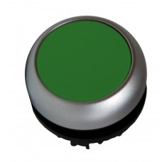 Зелена плоска кнопка Schrack MM216948 з підсвічуванням та фіксацією