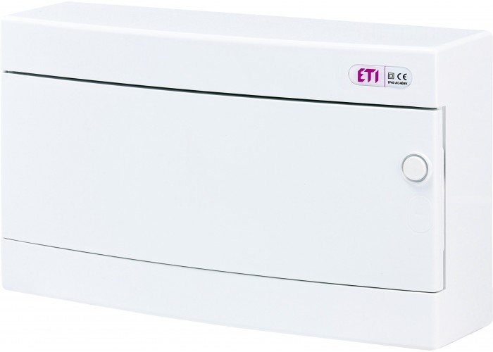 Зовнішній модульний щит ETI 001101007 ECT 18PO 18 М з білими дверцятами