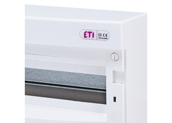 Зовнішній модульний щит ETI 001101007 ECT 18PO 18 М з білими дверцятами
