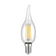 LED лампа IEK LLF-CB35-5-230-40-E14-CL CВ35 (свічка на вітрі) 5Вт 230В 4000К E14 серія 360°