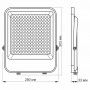 LED прожектор Videx Premium F2 150Вт 5000K (VL-F2-1505G)