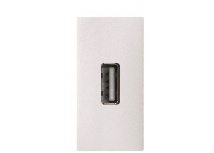 USB розетка ABB Zenit 2CLA215590N1101 N2155.9 BL 1М (білий)