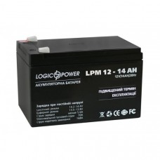 Акумулятор LogicPower AGM LPM 12-14 AH 12В