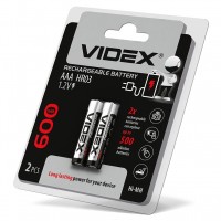 Акумулятор Videx AAA 600мАч (HR03/600/2DB) 2 шт