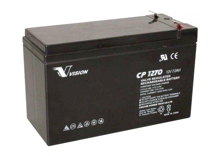 Акумуляторна батарея Vision CP 12В 7.0 AH