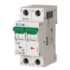 Автоматичний вимикач Eaton PL7-C6/2-DC 500В DC 6А C