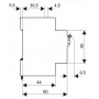 Автоматичний вимикач Schrack BM618206 6кА 6А 2P х-ка B