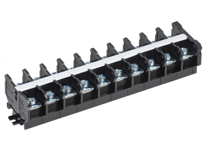 Блок затискачів IEK YZN43-10-025-K02 БЗН TK-100 25мм² 100А 10 пар на DIN-рейку