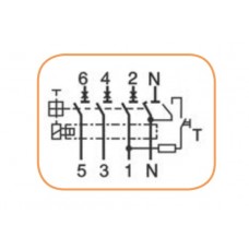 Диференціальний автомат ETI 002174927 KZS-4M 3p+NC 32/0.03 тип A (6kA)