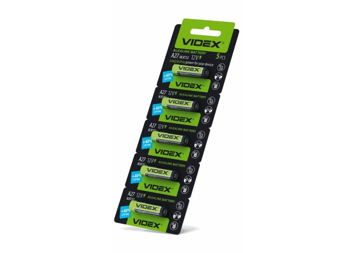 Лужна батарея Videx (А27 5pcs BC) 5 шт