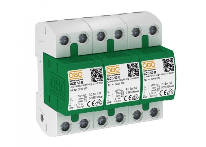 Обмежувач перенапруг OBO Bettermann (5096877) MCD 50-B 3