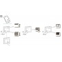 Переключатель Schneider Electric NU350818 Wiser для управления жалюзи (белый)