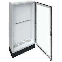 Підлоговий щит із прозорими дверима Hager FR23L2 Univers IP55/II 1850x800x275мм із цоколем h=200мм