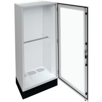 Підлоговий щит із прозорими дверима Hager FR23U2 Univers IP55/II 1850x800x400мм із цоколем h=200мм