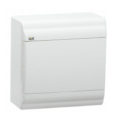Пластиковий навісний щит IEK MKP82-N-06-WD-41-20 ЩРН-П-6 модулів IP41 PRIME з білими дверима