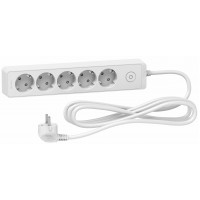 П'ятимісний подовжувач Schneider Electric ST9455W (5м) білий