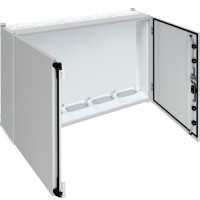 П'ятисекційна шафа Hager FR65S Univers IP55/II 950x1300x275мм (сірий)